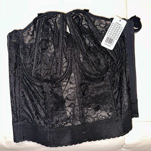 Goddess Bridal Bustier - NWT 36F